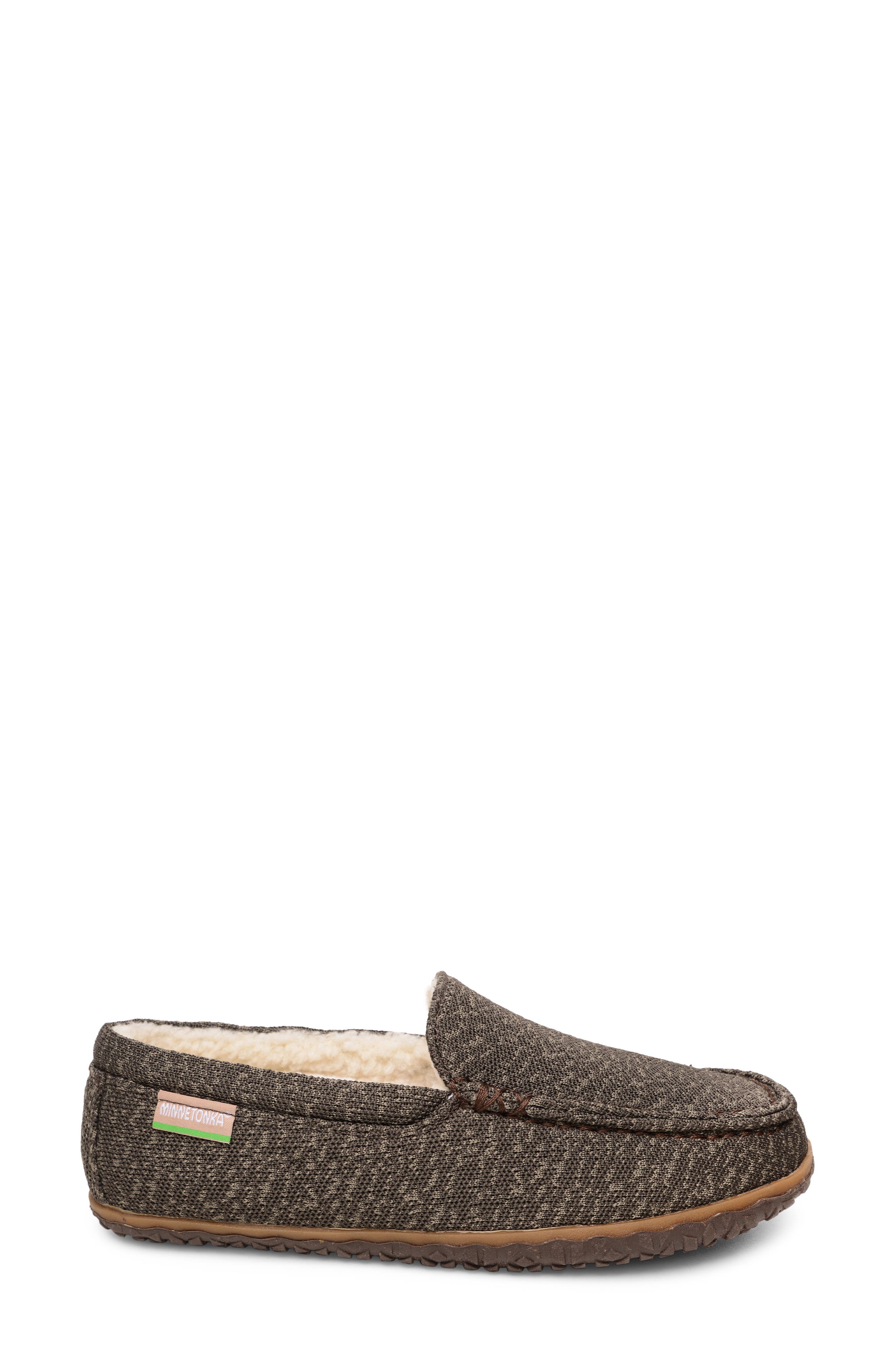 Minnetonka Elm Slipper, Alternate, color, Morel