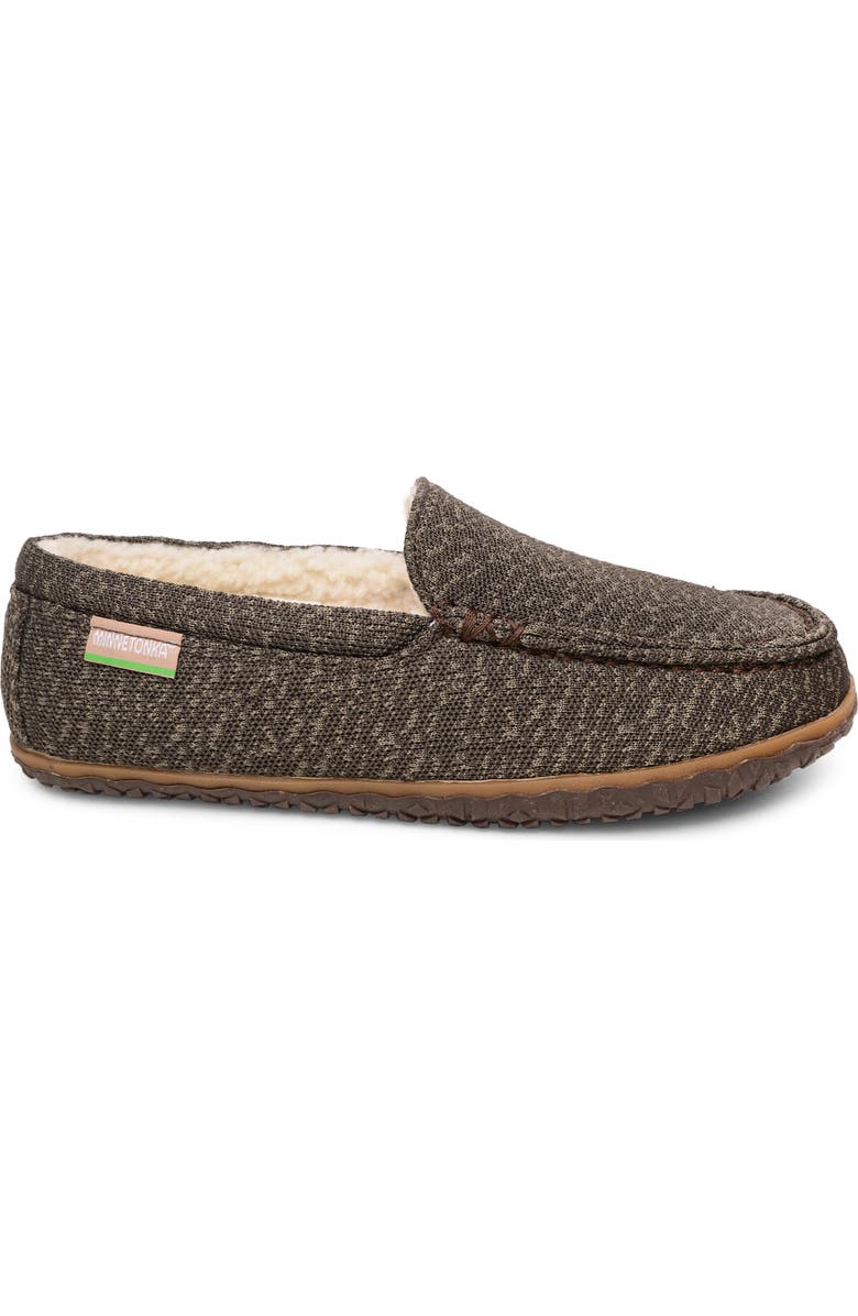 Minnetonka Elm Slipper, Alternate, color, Morel