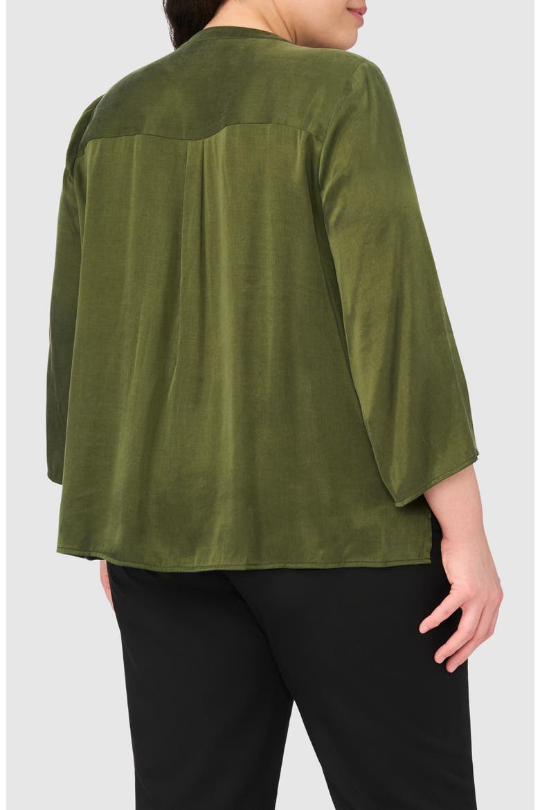 Pintuck Top, Alternate, color, MIDNIGHT SAGE