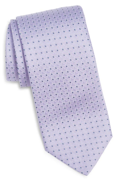 Geometric Silk Tie