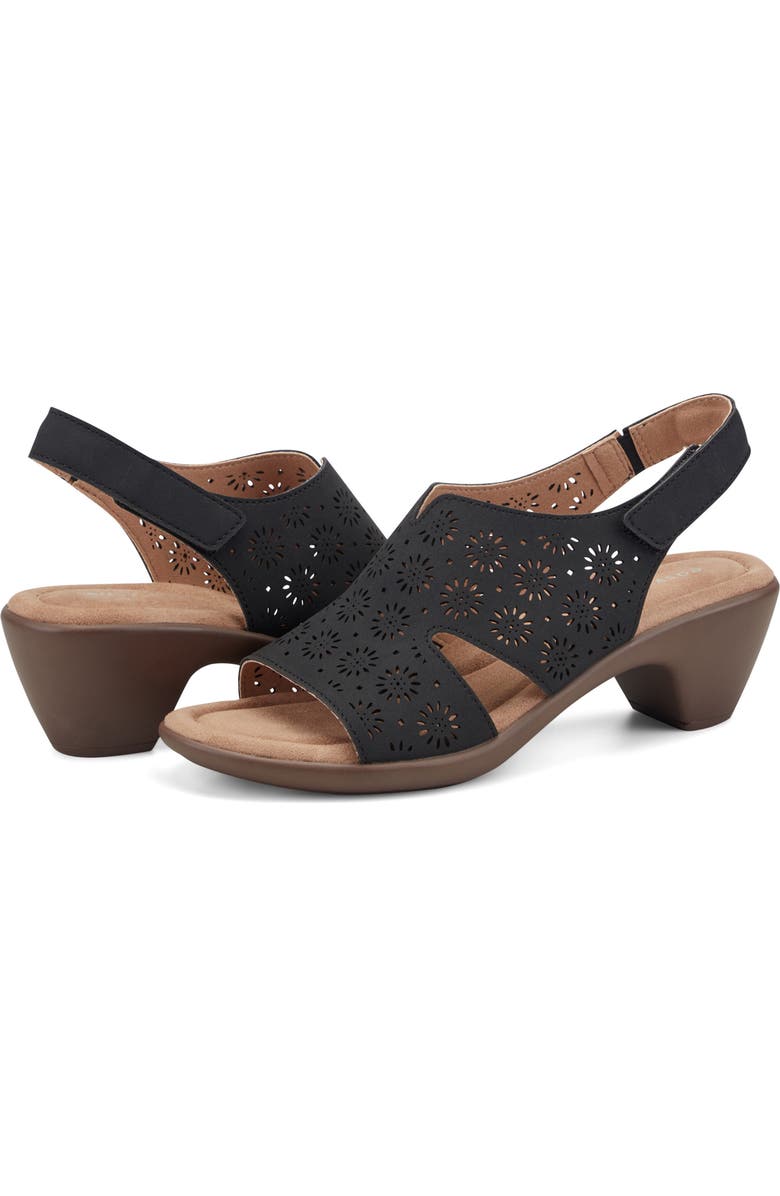 Easy Spirit Seconie Slingback Sandal, Alternate, color, Black