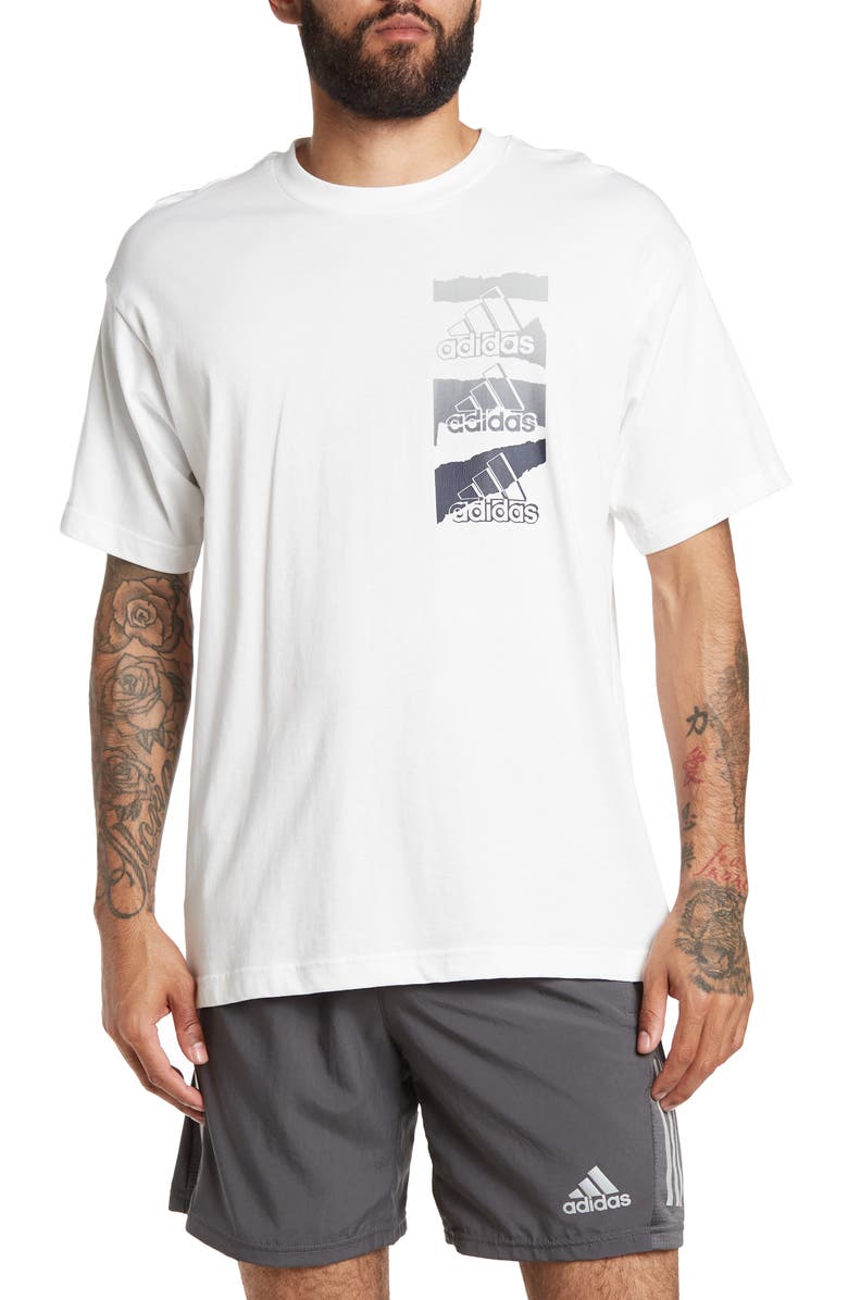 adidas Crew Neck T-Shirt, Main, color, 