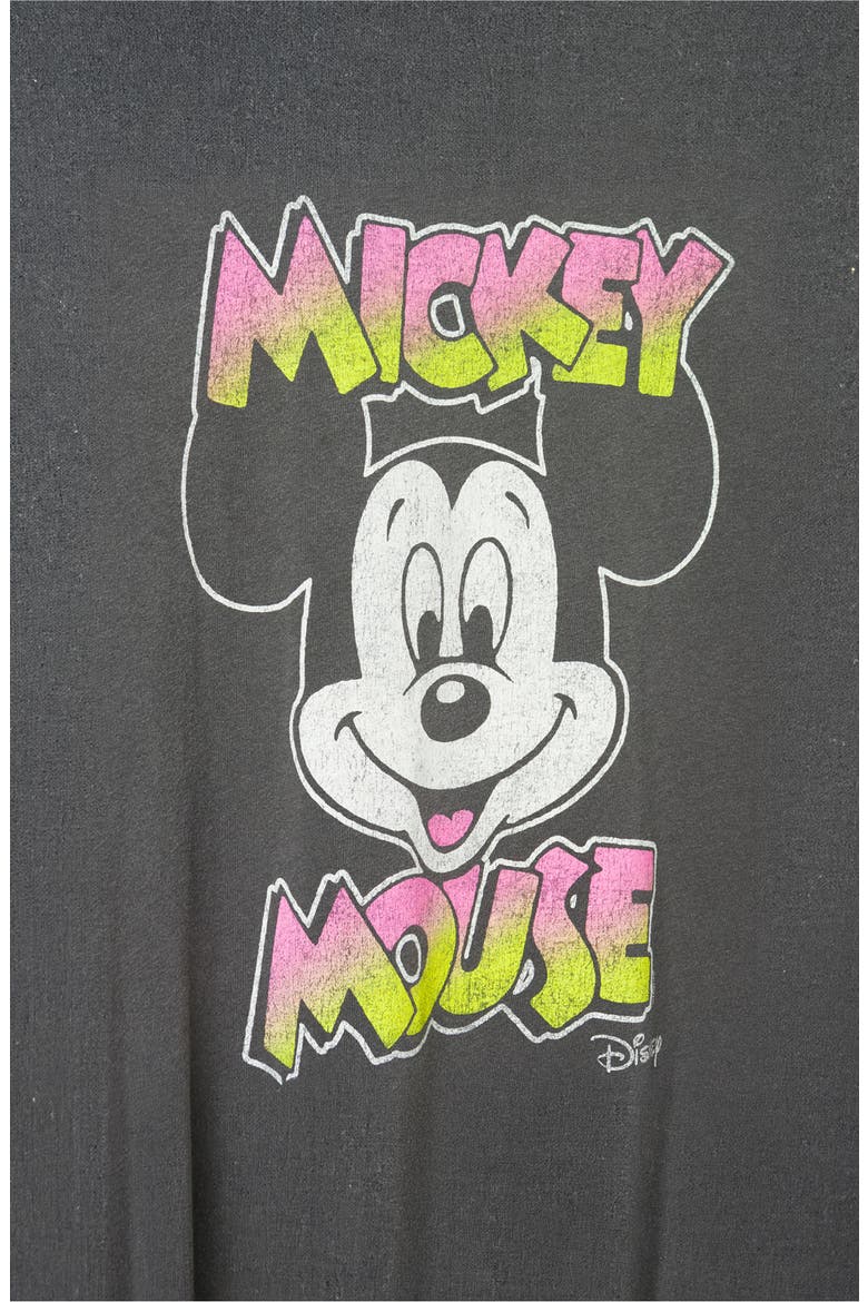 Retro Mickey Cotton Graphic T-Shirt, Alternate, color, VINTAGE BLACK