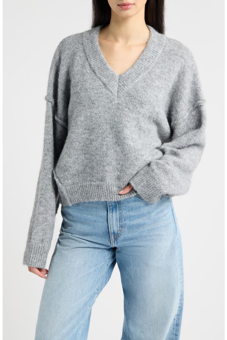 Braylee Sweater, Main, color, HEATHER GREY