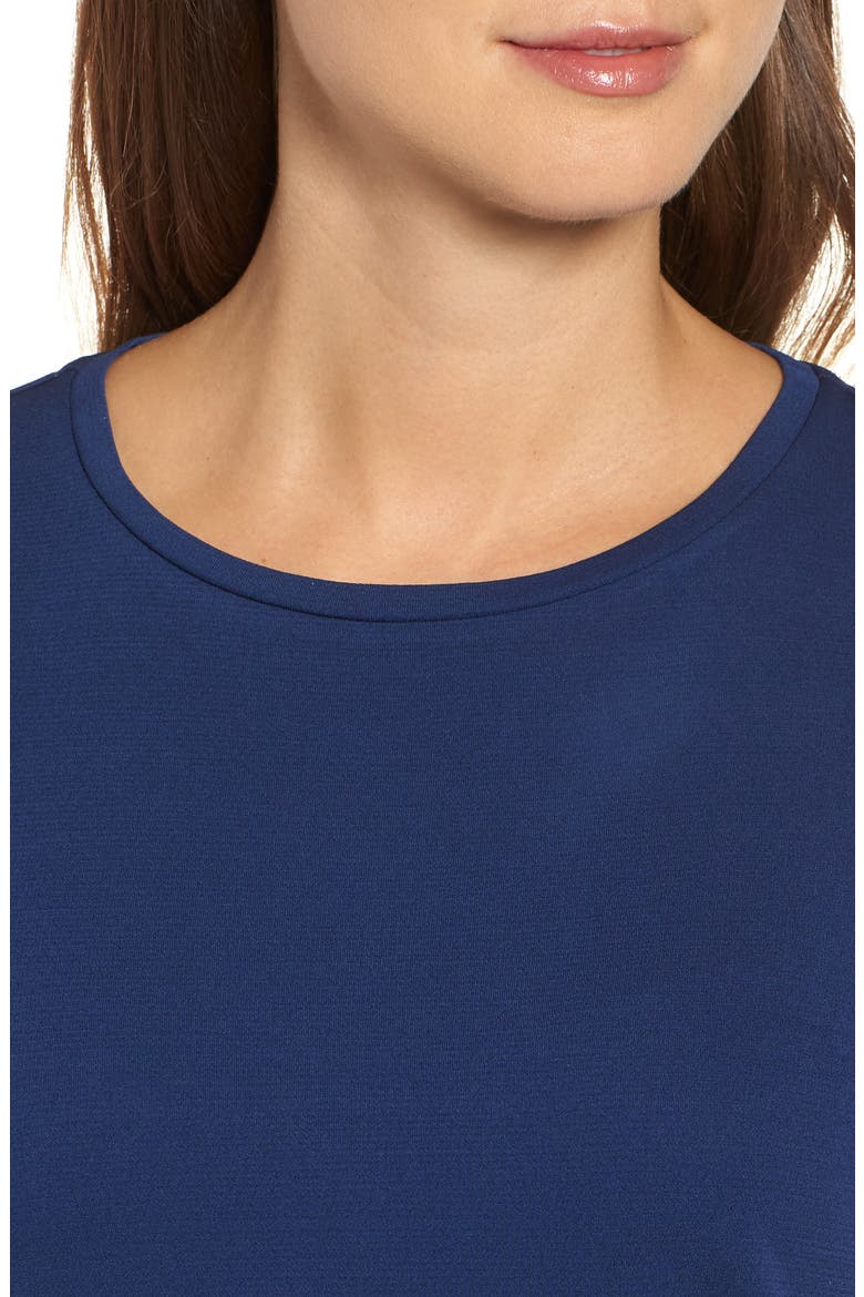 Silk Knit Top, Alternate, color, BLUE BONNET