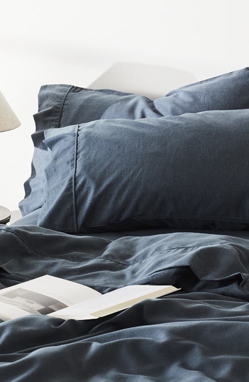 Ettitude Clean Lyocell & Hemp Pillowcase Set In Ink