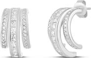 SHYMI Triple Statement Huggie Hoop Earrings