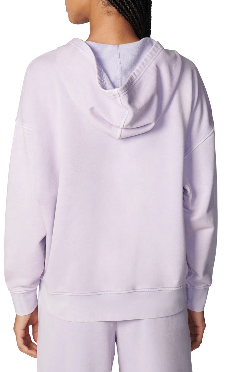 Florence by Mills Oversized Front Zip Hoodie, Alternate, color, Washed Millie Lavender
