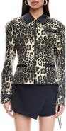 LIONESS Soho Leopard Print Jacket