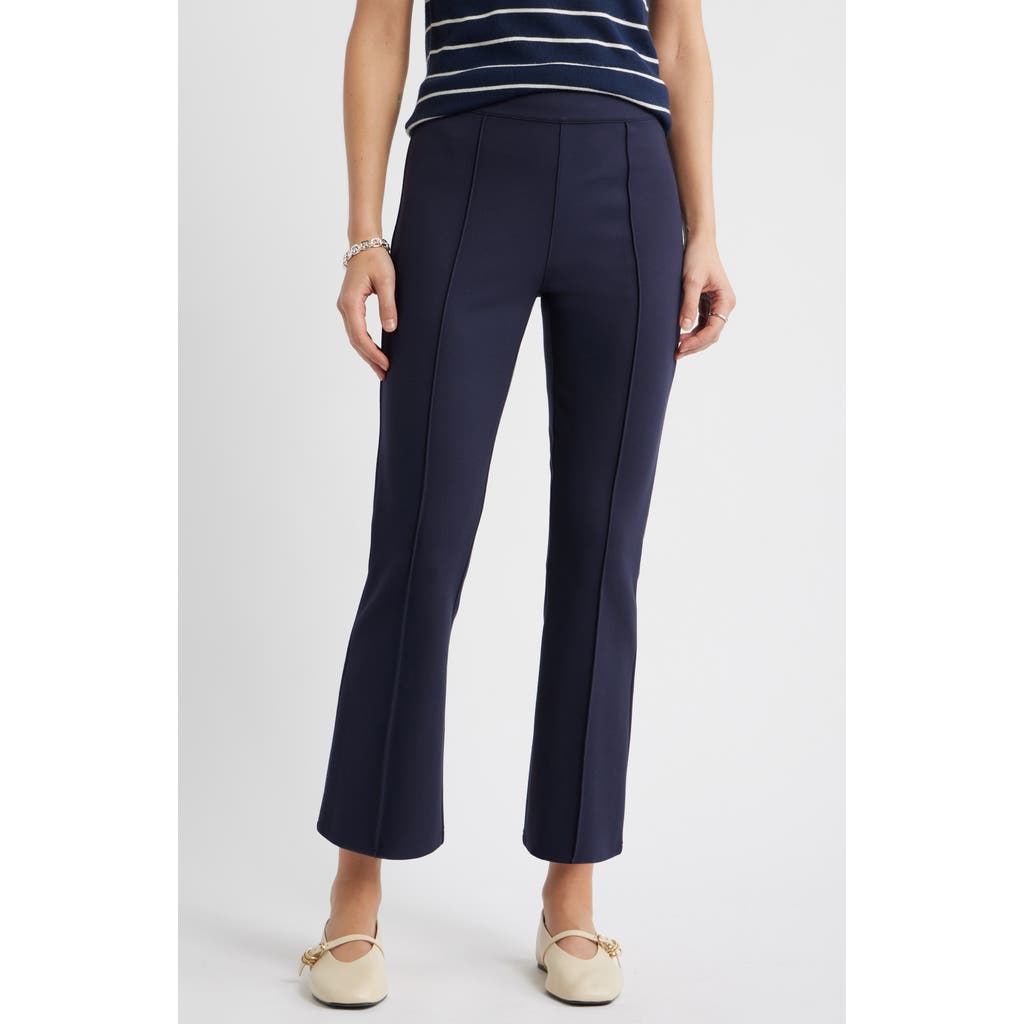 Caslon ® Pull-on Stretch Ponte Kick Flare Leg Pants In Navy Night