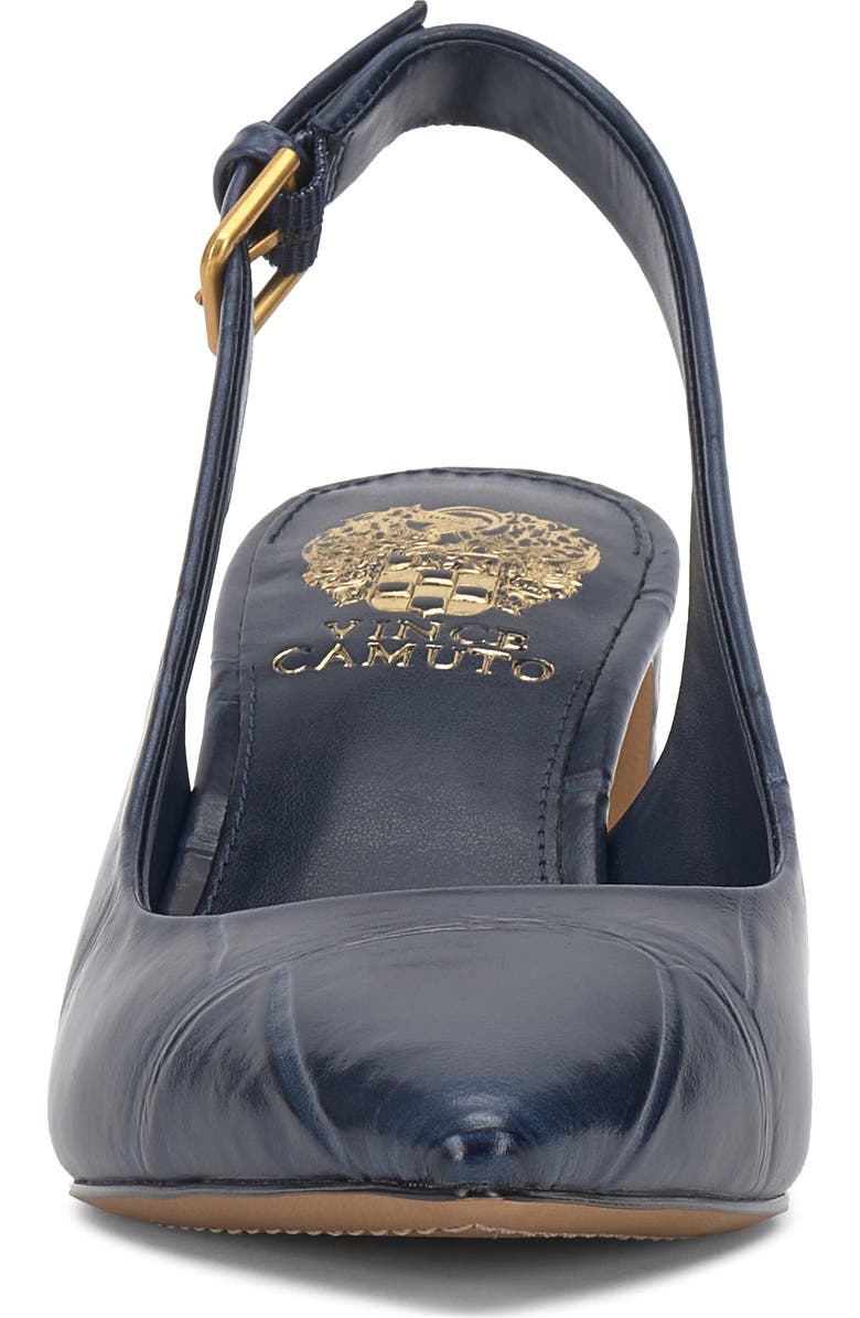 Vince Camuto Hamden Pointed Toe Slingback Pump, Alternate, color, Deep Navy