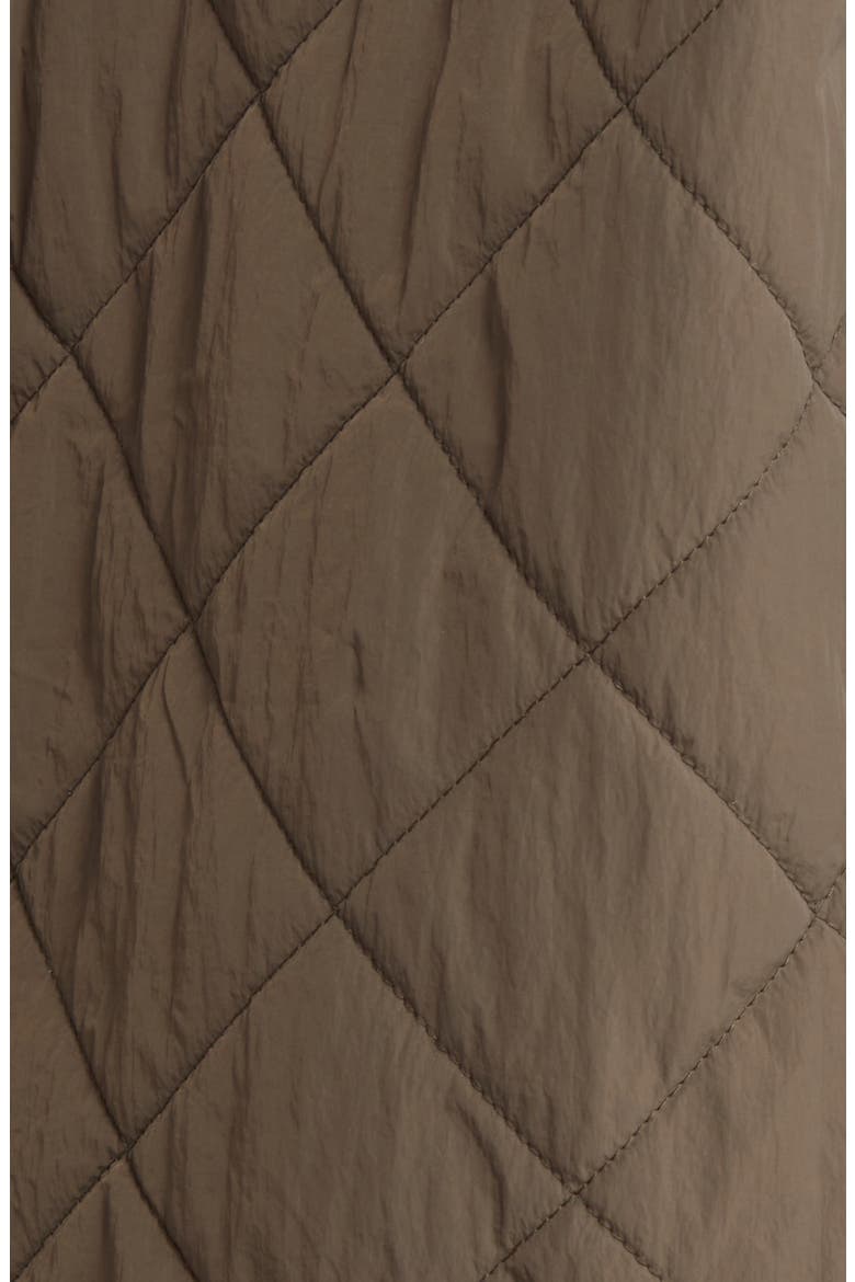 Faux Shearling Collar Dad Jacket, Alternate, color, BURNT OLIVE