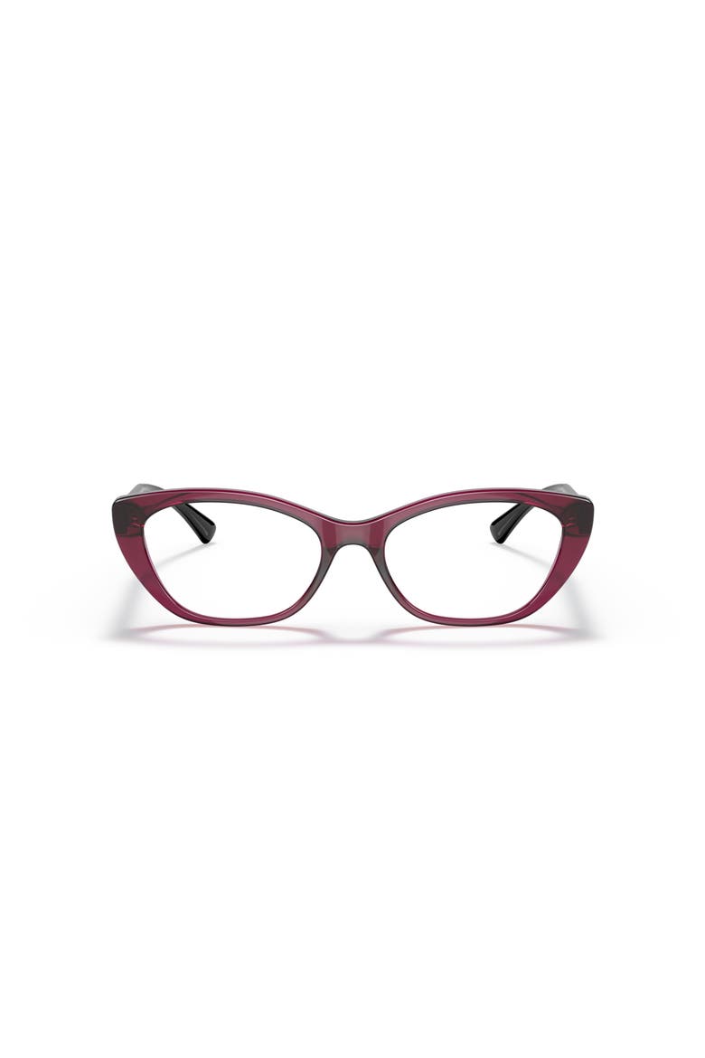52mm Oval optical glasses, Alternate, color, Red