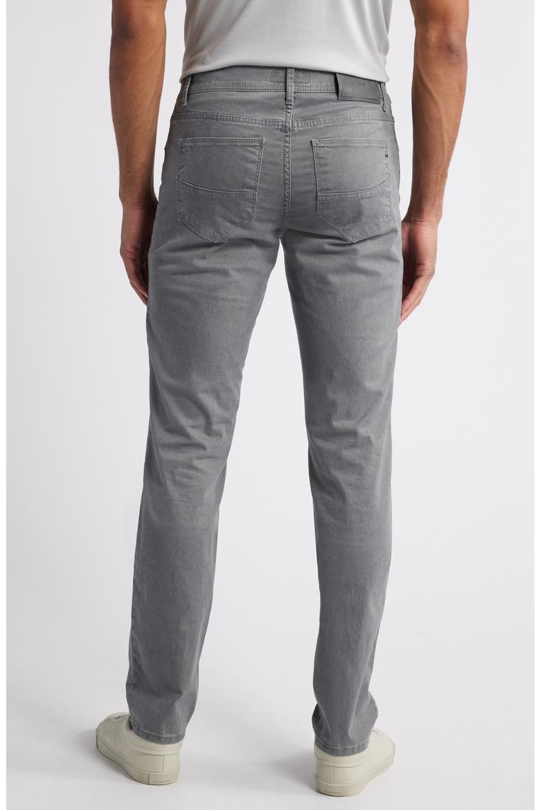 Cadiz Stretch Cotton Straight Leg Pants, Alternate, color, GREY