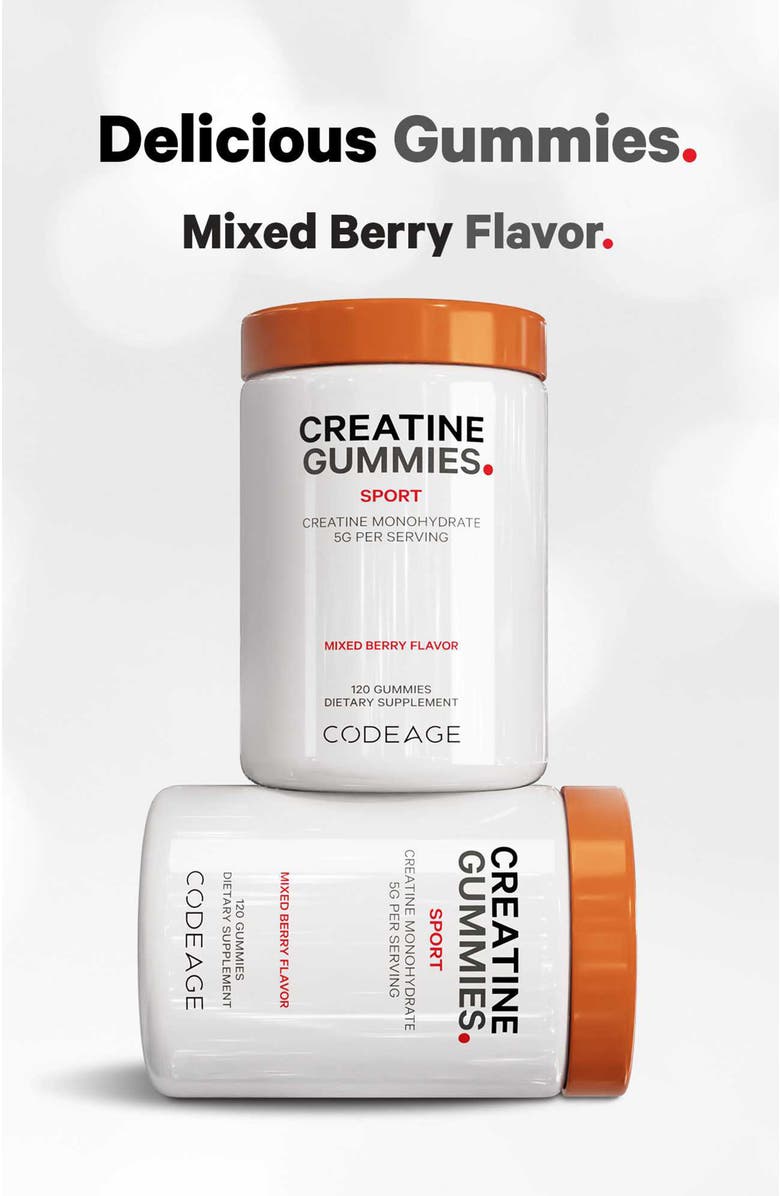 Codeage Creatine Monohydrate Gummies 5000 mg, Alternate, color,