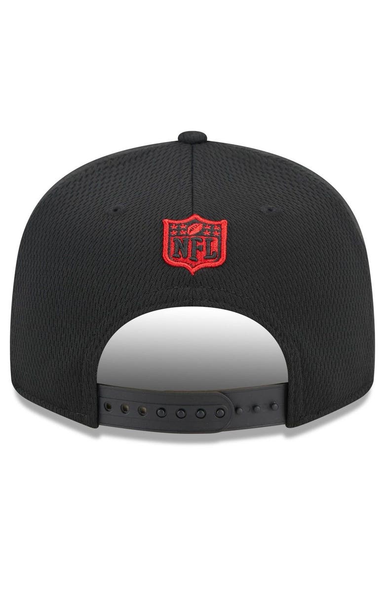 New Era Men's New Era Black Kansas City Chiefs 2023 NFL Training Camp Team Colorway 9FIFTY Snapback Hat, Alternate, color,