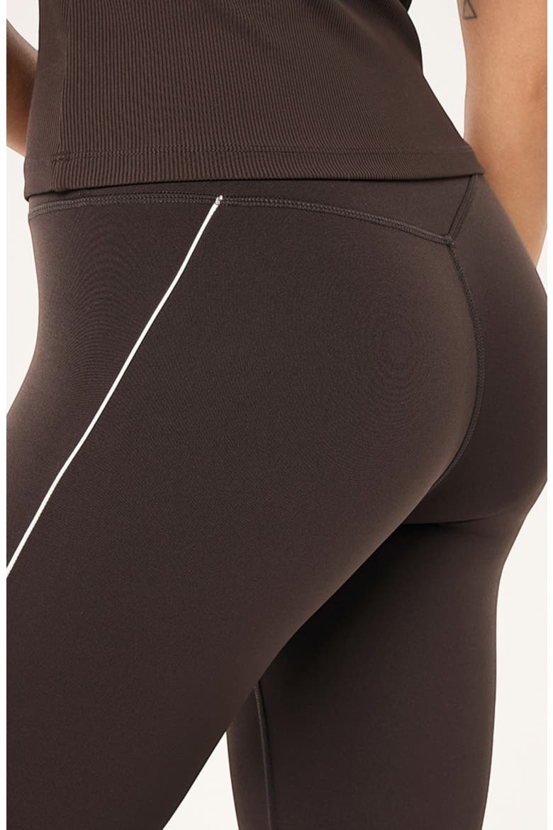 Preview Piping Leggings, Alternate, color, COFFEE