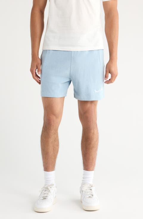 Wordmark Logo Embroidered Terry Cloth Shorts