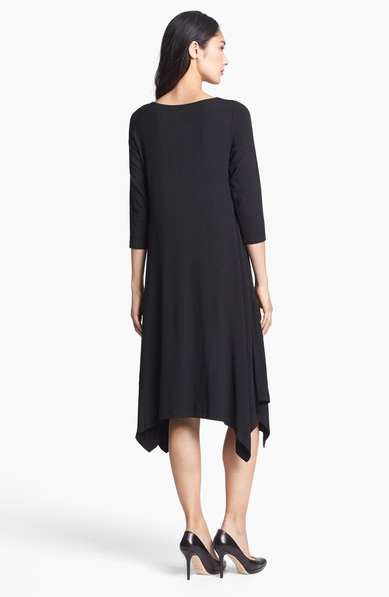 Eileen Fisher Asymmetrical Jersey Dress, Alternate, color, 