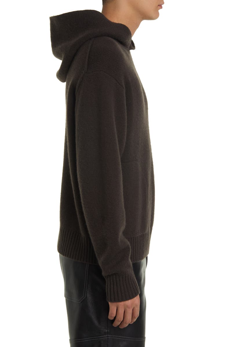 FRAME Cashmere Pullover Hoodie, Alternate, color, Marron