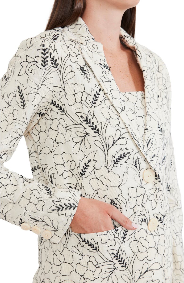 Eddy Doris Embroidered Blazer, Alternate, color, 