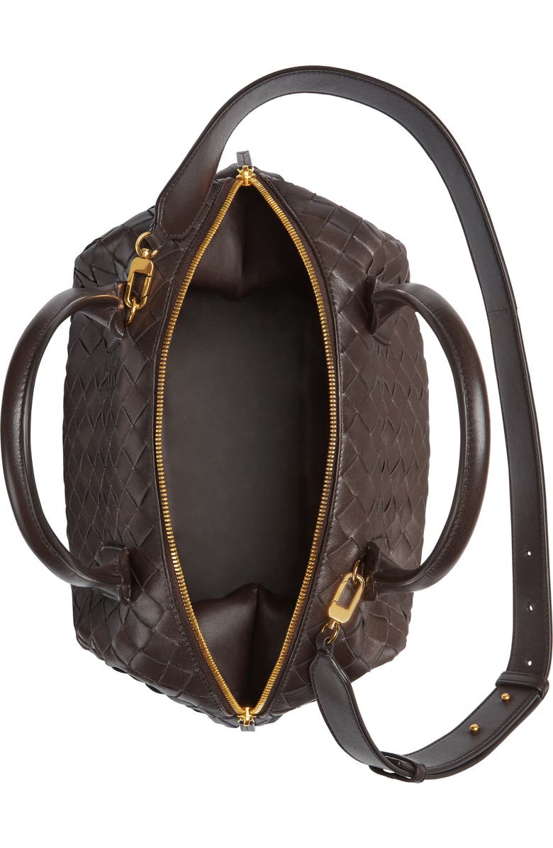 Bottega Veneta Medium Bauletto Intreciatto Leather Satchel, Alternate, color,