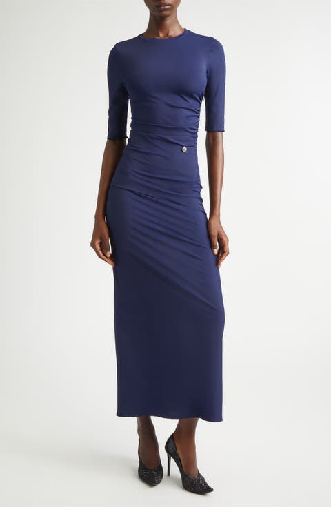 Fluid Long Jersey Dress