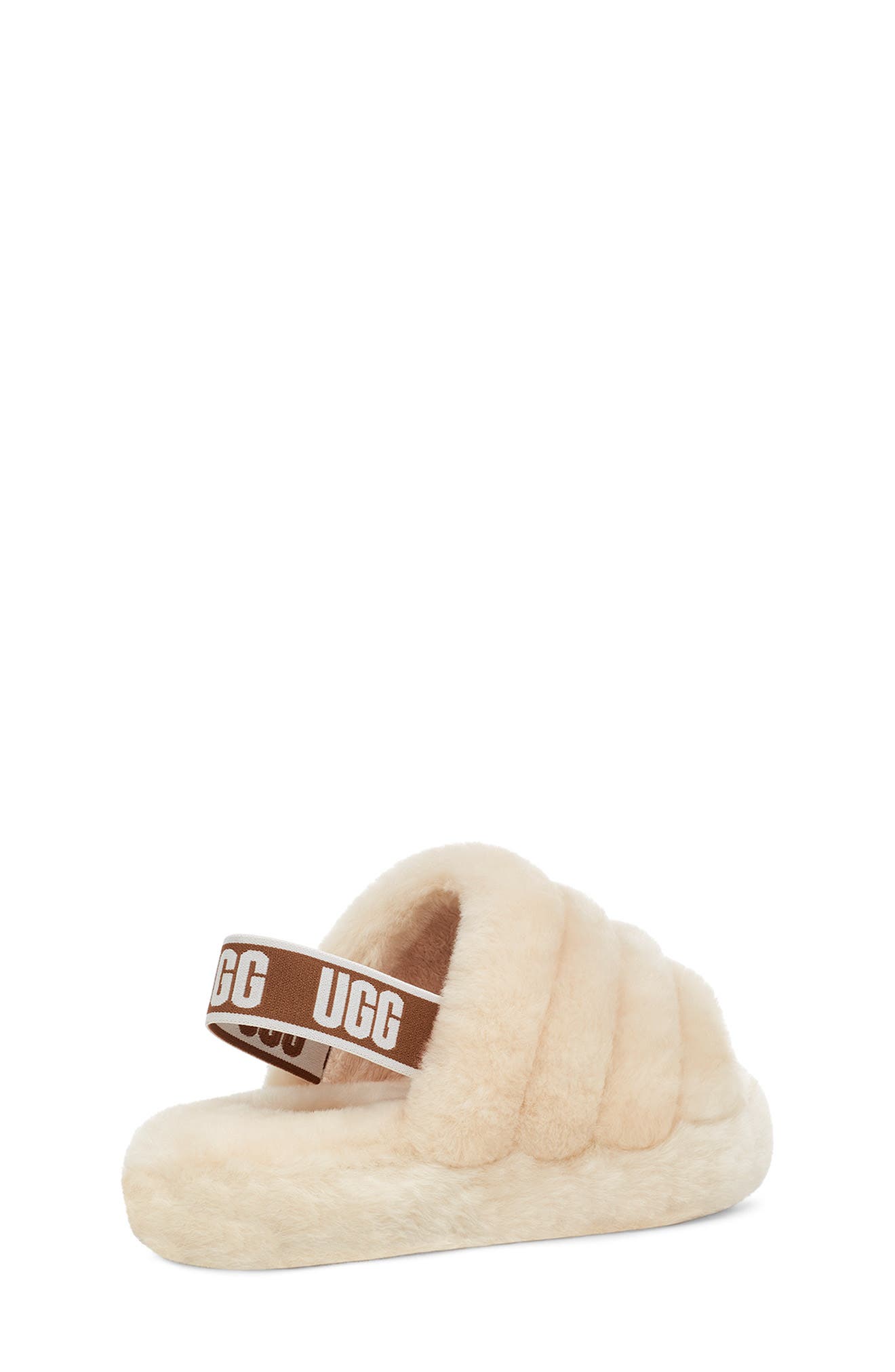 UGG<sup>®</sup> Fluff Yeah Slide, Alternate, color, Natural