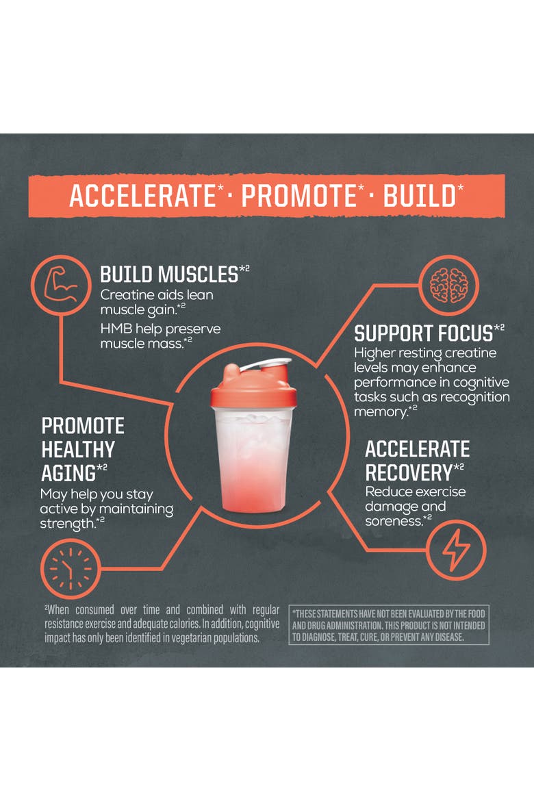Active HMB + Creatine Powder, 240g Pouch, Alternate, color, No Color