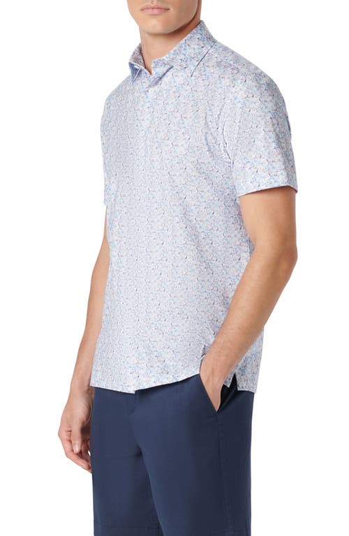 Bugatchi Milo Ooohcotton® Fruit Print Short Sleeve Button-up Shirt