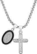 HMY JEWELRY Crystal Cross Necklace