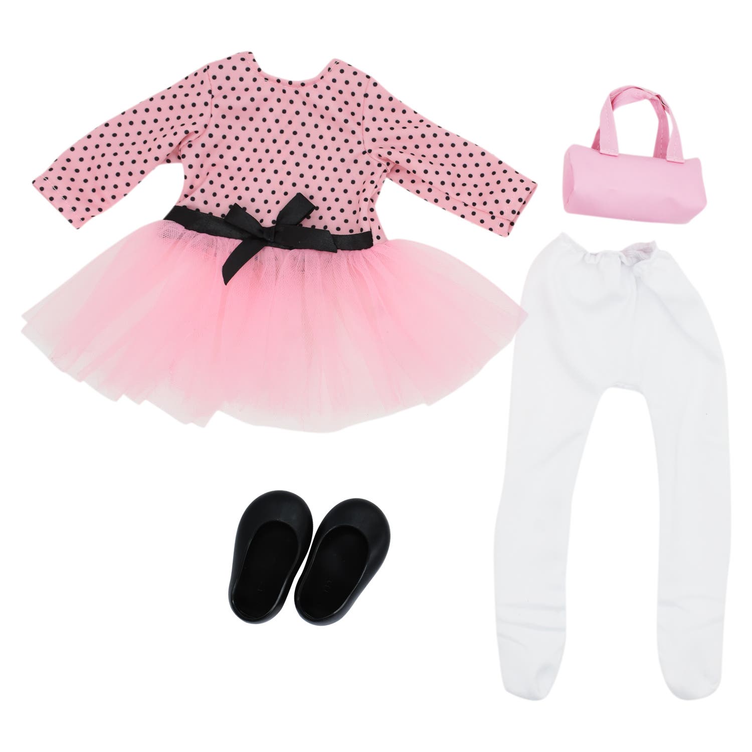 Style Girls 18" Doll Outfit Pink Tutu 5 Piece Outfit Set 3+ 