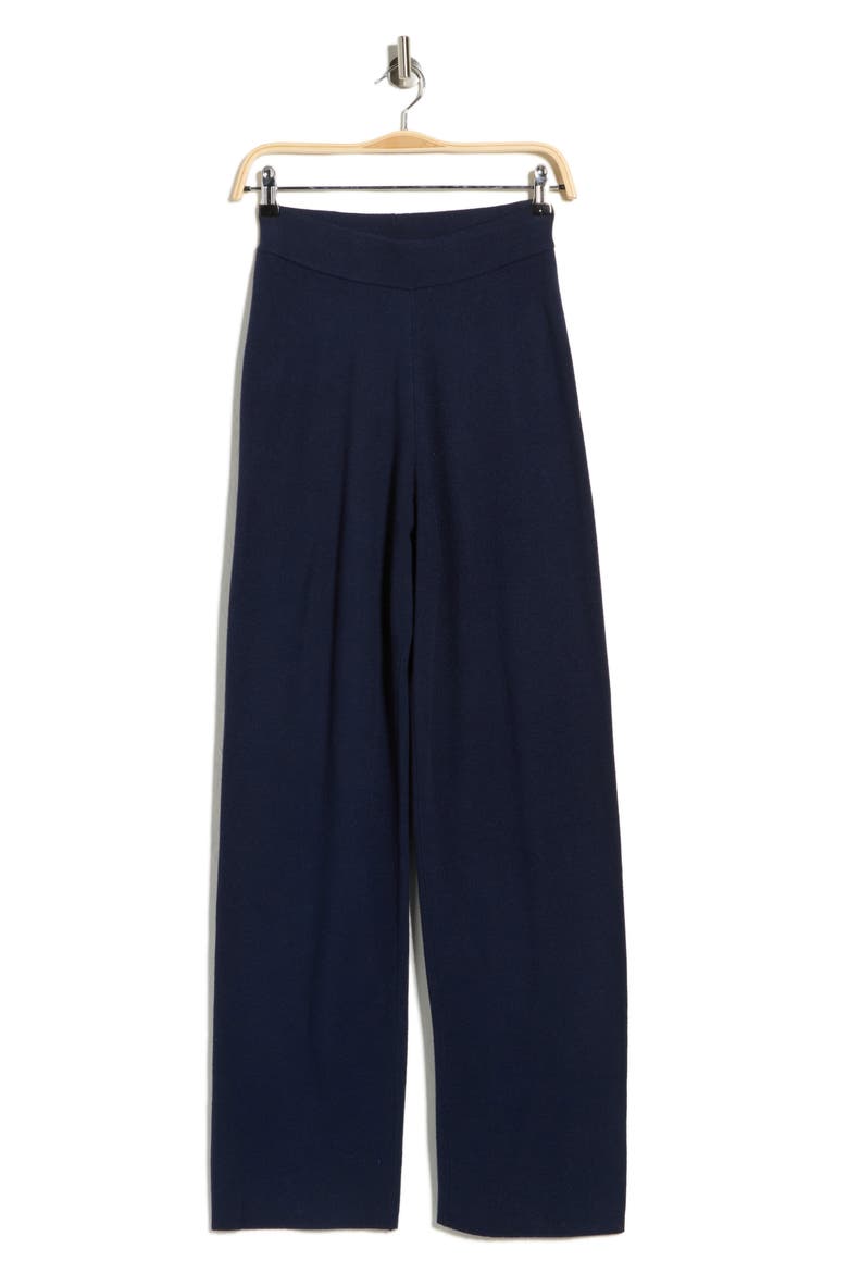 Luxe Flare Lounge Pants, Alternate, color, NAVAL BLUE