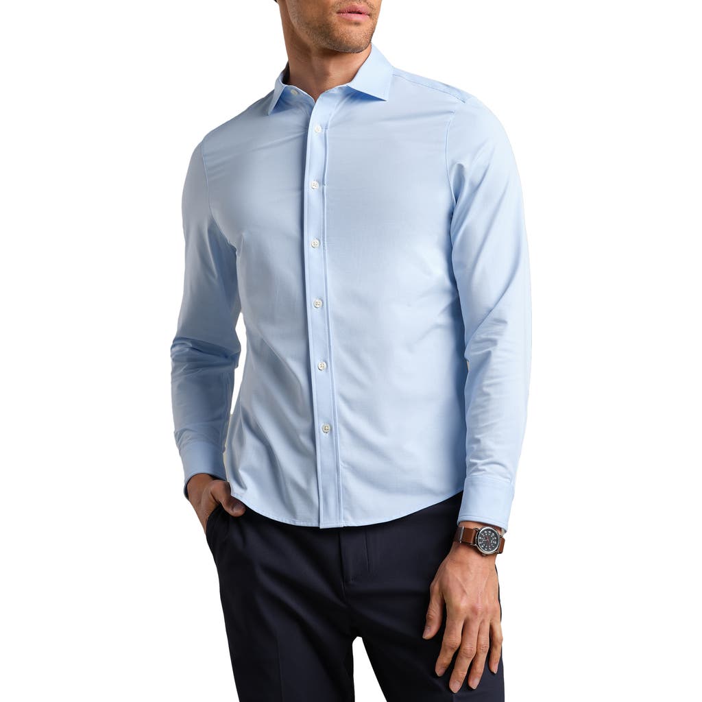 Rhone Commuter Semi Spread Collar Performance Button-up Shirt