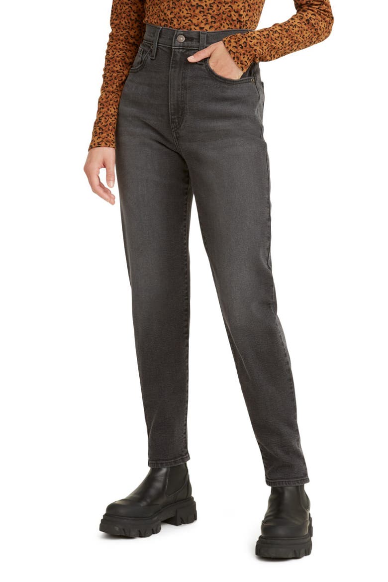 High Waisted Mom Jeans, Main, color, SAY NO GO