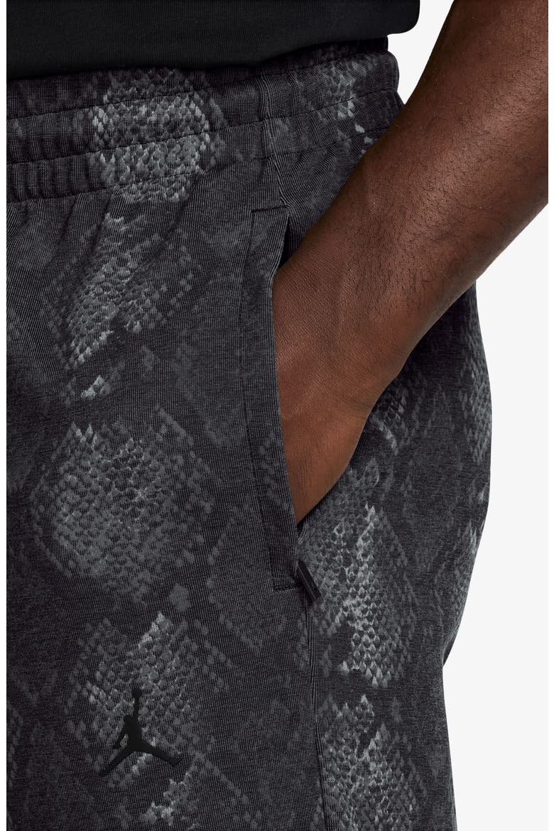 Jordan Snake Print Dri-FIT Fleece Sweatpants, Alternate, color, BLACK/ BLACK