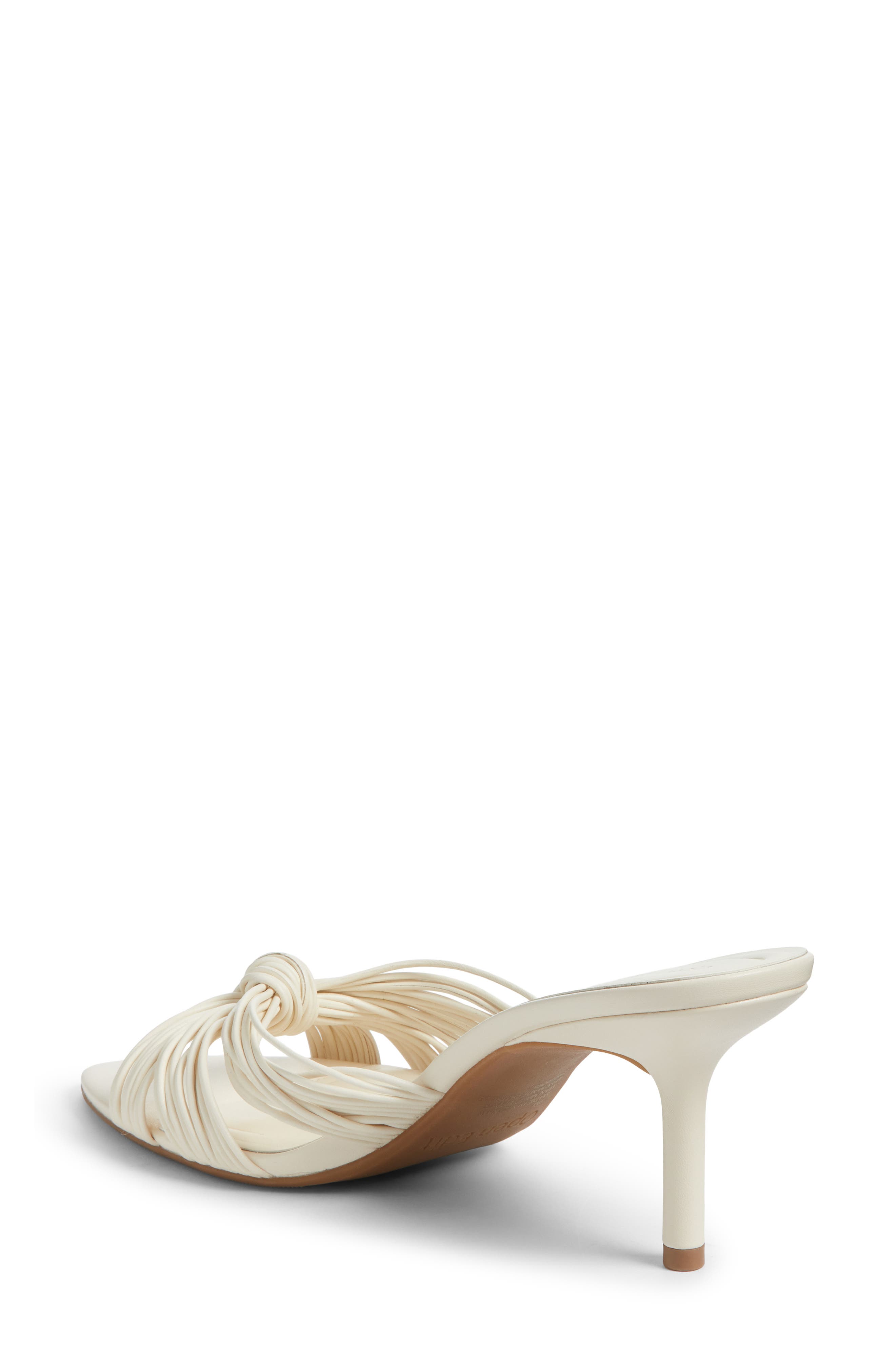 Nina Heeled Sandal, Alternate, color, IVORY EGRET