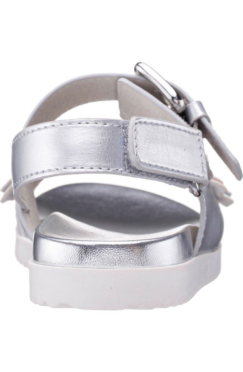 Nina Kids' Pollie Sandal, Alternate, color, Silver/Multi