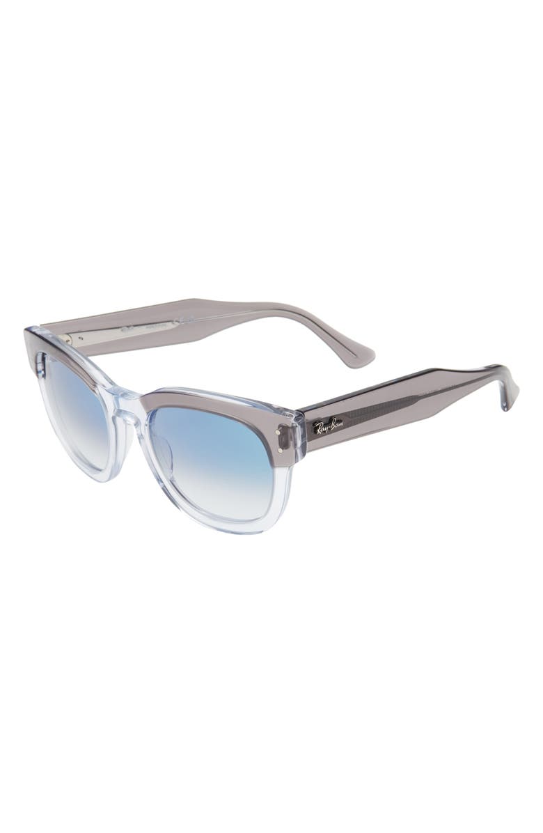 Ray-Ban Mega Hawkeye 53mm Gradient Square Sunglasses, Alternate, color, 