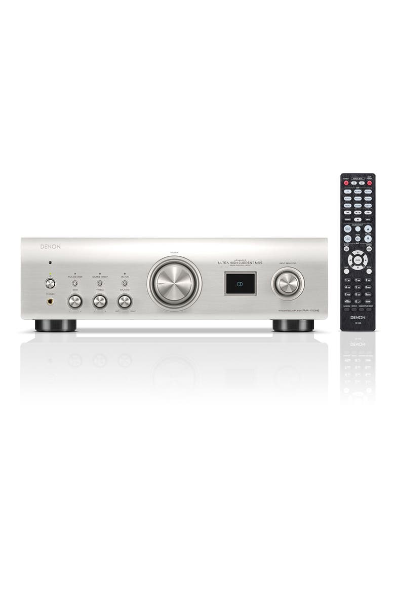 Denon PMA-1700NE Integrated Amplifier with 140W Power per Channel, Main, color, Silver