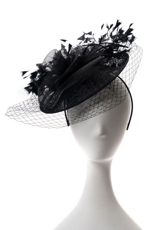 Sinamay Flower Net Fascinator