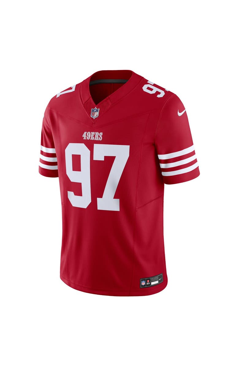 Nike Men's Nike Nick Bosa Scarlet San Francisco 49ers Vapor F.U.S.E. Limited Jersey, Alternate, color, Scarlet