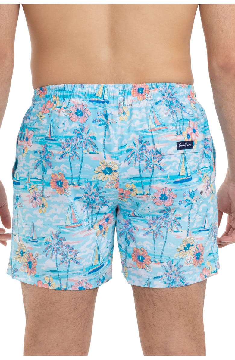 Kenny Flowers The BVIs - All Day Athleisure Shorts, Alternate, color, Light Blue