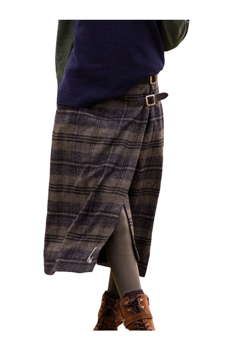 Midi Celt Kilt Plaid Skirt, Main, color, CAIRNGORM HEATH