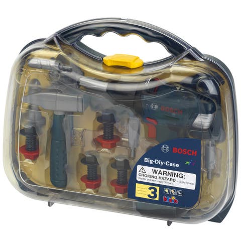 Big Diy Case Toy Tool Set With Drill