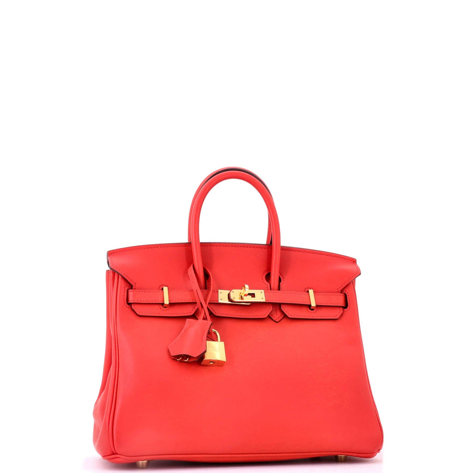 Birkin Handbag Red Swift with Gold Hardware 25, Alternate, color, Red