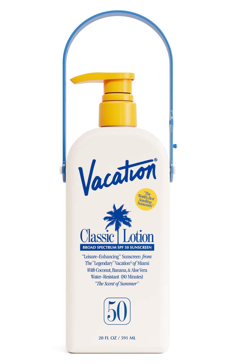 Vacation Classic Lotion SPF 50 Sun Lotion Jug, Alternate, color, 