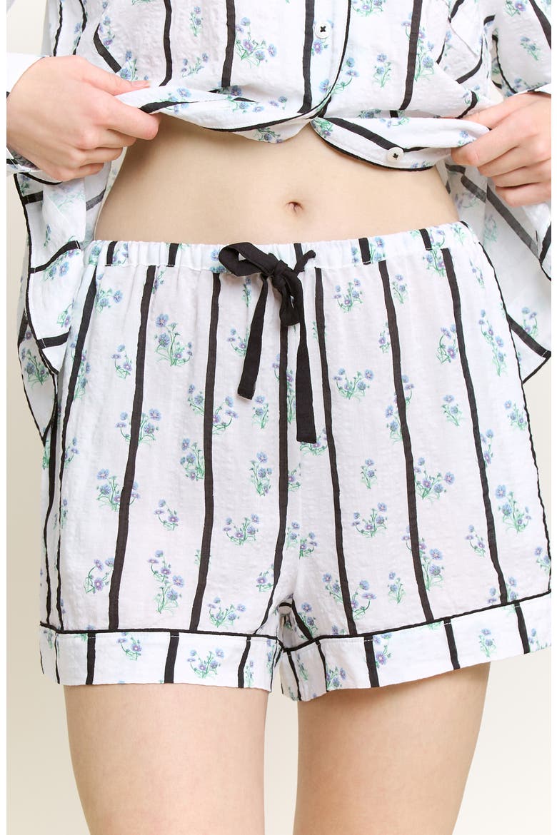 Good Life Short Pajamas, Alternate, color, DITSY STRIPE