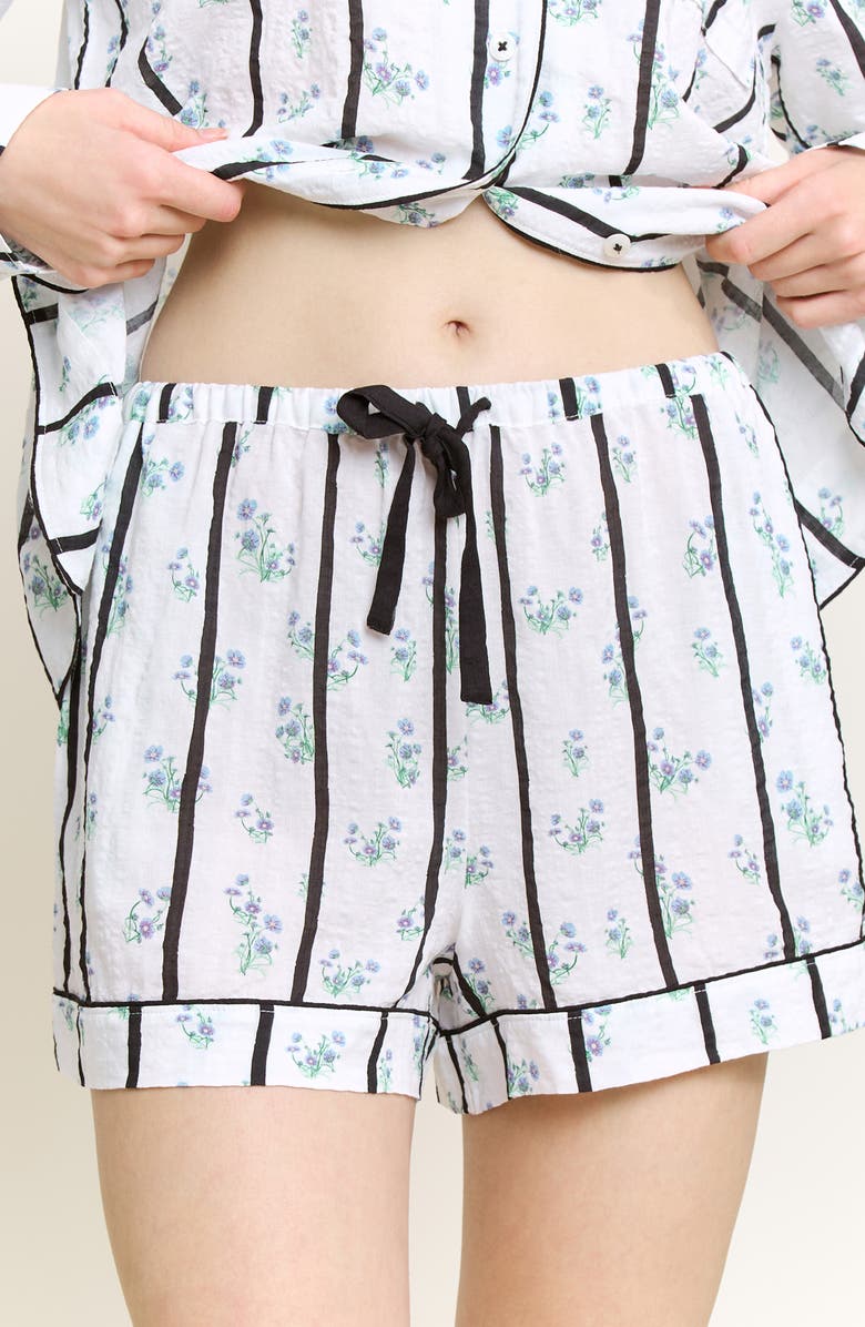 Honeydew Good Life Short Pajamas, Alternate, color, Ditsy Stripe