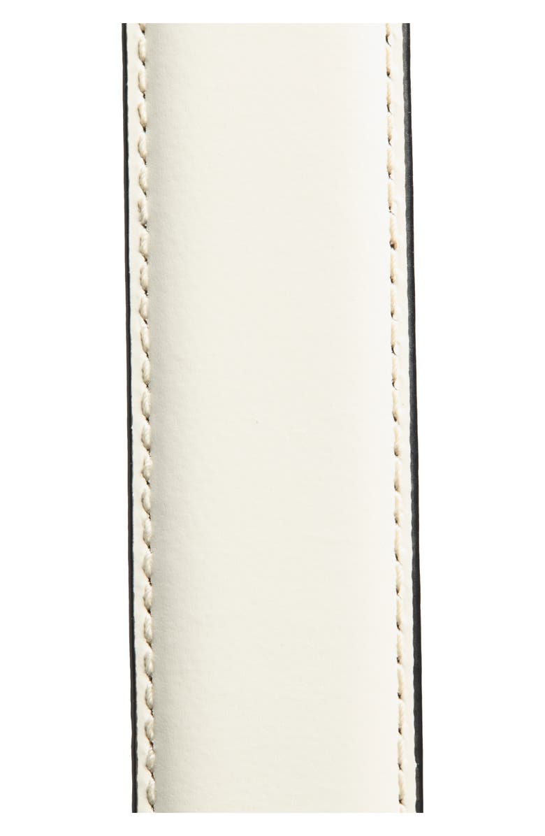 AllSaints Leather Belt, Alternate, color, Roe / Antique Nickel100